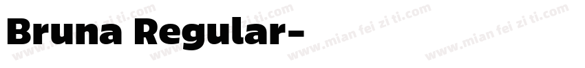 Bruna Regular字体转换